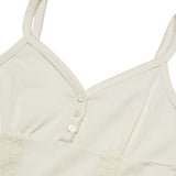 レースキャップ スリーブレス (Cream)