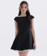 ROMANTIC CUTWORK DRESS_TT6S608BK