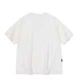 26SS★ ドローステッチ刺繍半袖Tシャツ