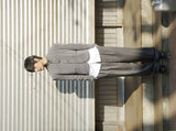 [DOJINOI] POT CROP JACKET GREY