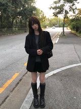 ウィジーケーブル ルーズフィット 長袖ニット