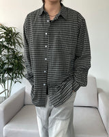 ミカウォッシングチェックシャツ