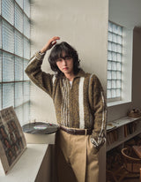 Bestie Boucle Knit Zip-Up