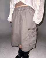 (3color) Structured Cargo Bermuda Pants