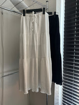 Plain Can Can Long Skirt (2 colors)