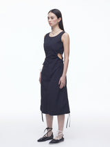 Nylon Heart String Dress (BK)