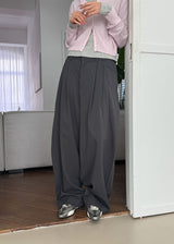 TUCK BALLOON SLACKS