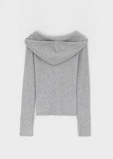 [B-BASIC] Waffle Slim Long-Sleeve Hoodie
