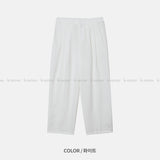 LMN Levan Two Tuck Wide Slacks (4 colors)