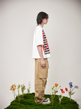 フラワーTシャツ（ルーズ