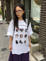 ティチルキャットオーバーフィット半袖Tシャツ