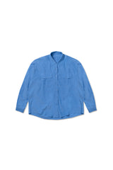 Pocket over shirt_blue