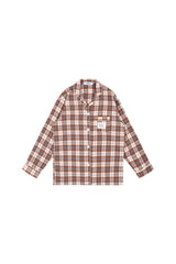 FW PRSレッドブルーチェックパジャマセットアップ