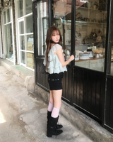 Frill cancan blouse
