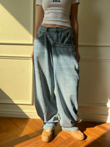 CROSS LAYERED DENIM