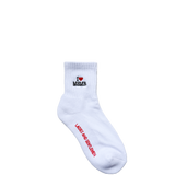 I Love MSMR Logo Quarter Socks White