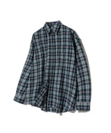 87-STAN089 Classic Vintage OverFit Pocket Long-Sleeved Check Shirt