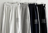 Polty 86 Numbering 3 Line Track Wide Pants