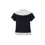 Rina Layered Ribbon Off-Shoulder Top