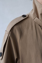 Belted Epaulet Trench Coat