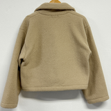 SHEEP FUR SEMI CROPPED TTEOKBOKKI COAT 🤎🤍🧸4COLOR