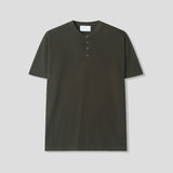 Deli ヘンリーネック半袖Tシャツ