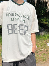 Whattime メッシュ 半袖 Tシャツ (2 Colors)