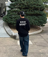 MM SYMBOL LOGO LONG SLEEVE T(BLACK)