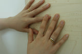 K RING (MATT-18K GOLD PLATING)