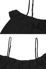 LILY SCARF TOP black