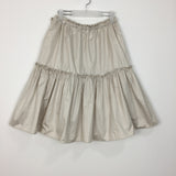 metallic frill skirt (3color)