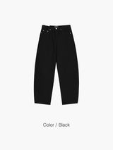 USA cotton curved pants 5color