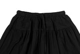 Buring Frill Tiered Lace Flare Midi Skirt
