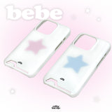 [made] bebe star skyblue phone case (card hard)