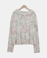 Kutin Flower Hooded Cardigan
