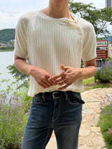 Side button golgi half knit(6color)