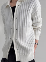 WL Ed Rivet Ribbed Knit Zip-Up (2C)