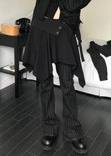 ドレープラップミニスカート