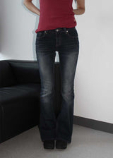 NEEDLEPOINT BOOTSCUT DENIM