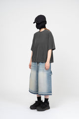 ベロデッキピグメントクロップショートスリーブTシャツ