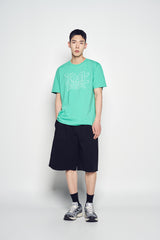 25SS ADLV プラネットショートスリーブTシャツ ダーク ライトグリーン