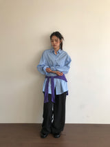 Silk Turn-Up Slacks (2color)
