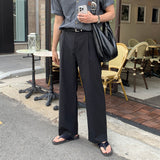 LMN リネンワンタックベンダブルワイドパンツ (5 colors)