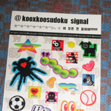 シグナルステッカー🐛⚽️⭐️