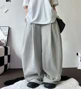 10000ソルド❤バックフロントツーピンタックバルーンオーバーパンツ🩶🖤2カラー🩶S-XL