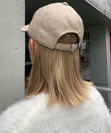 キルティングレザーCAP