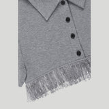 FRINGE CROP POLO