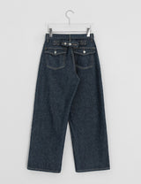 Kakan raw denim straight pants