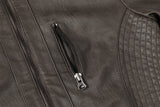 Bella leather jacket - brown 