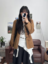 SUEDE BASIC JACKET